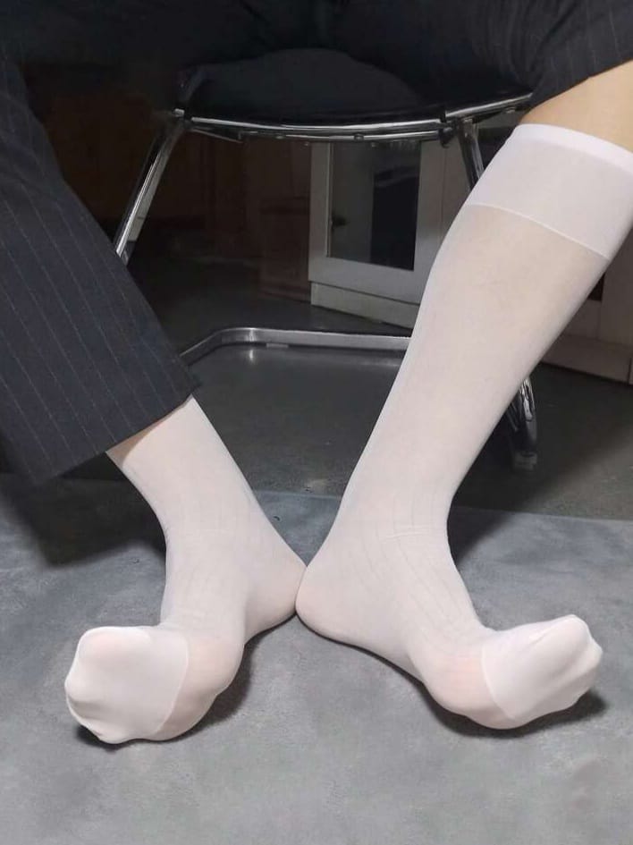 THEPAIR Men's Lightweight Wide Striped Lined Socks